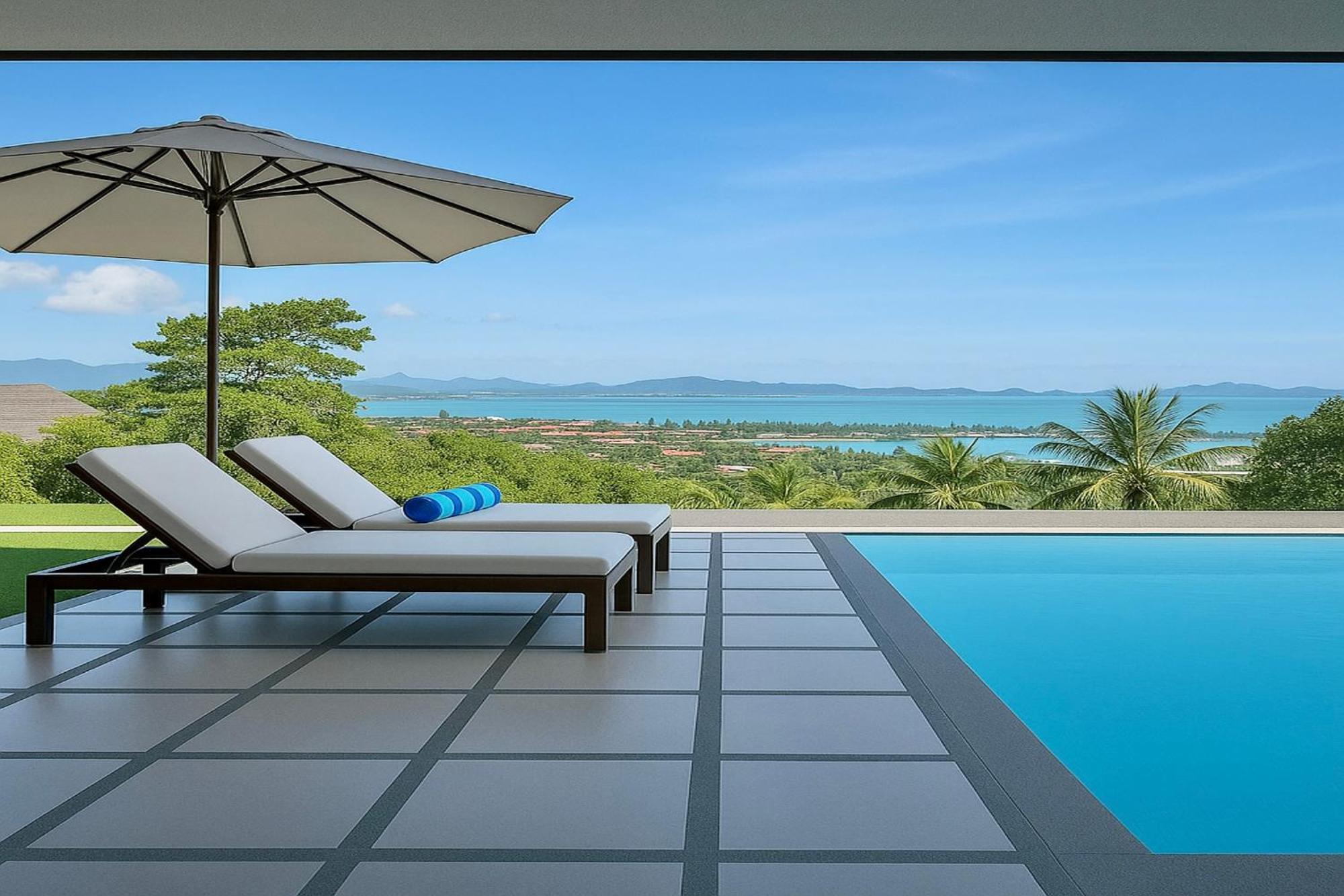 Aroha Seaview Villa - Private Pool - ปันไตเจอนัง ภายนอก รูปภาพ